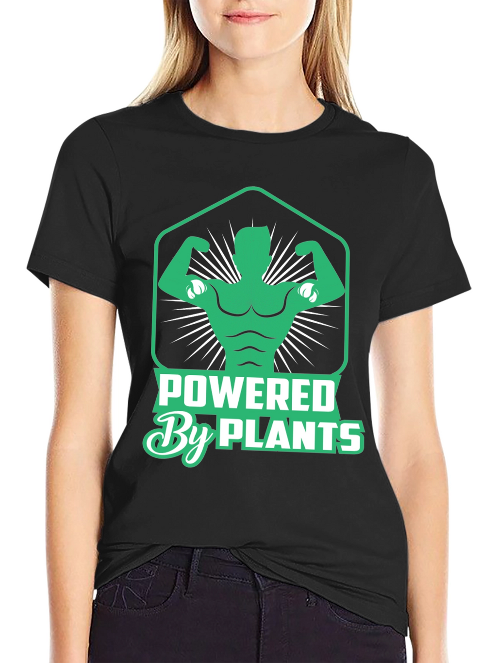 Powered By Plants Graphic T-Shirt