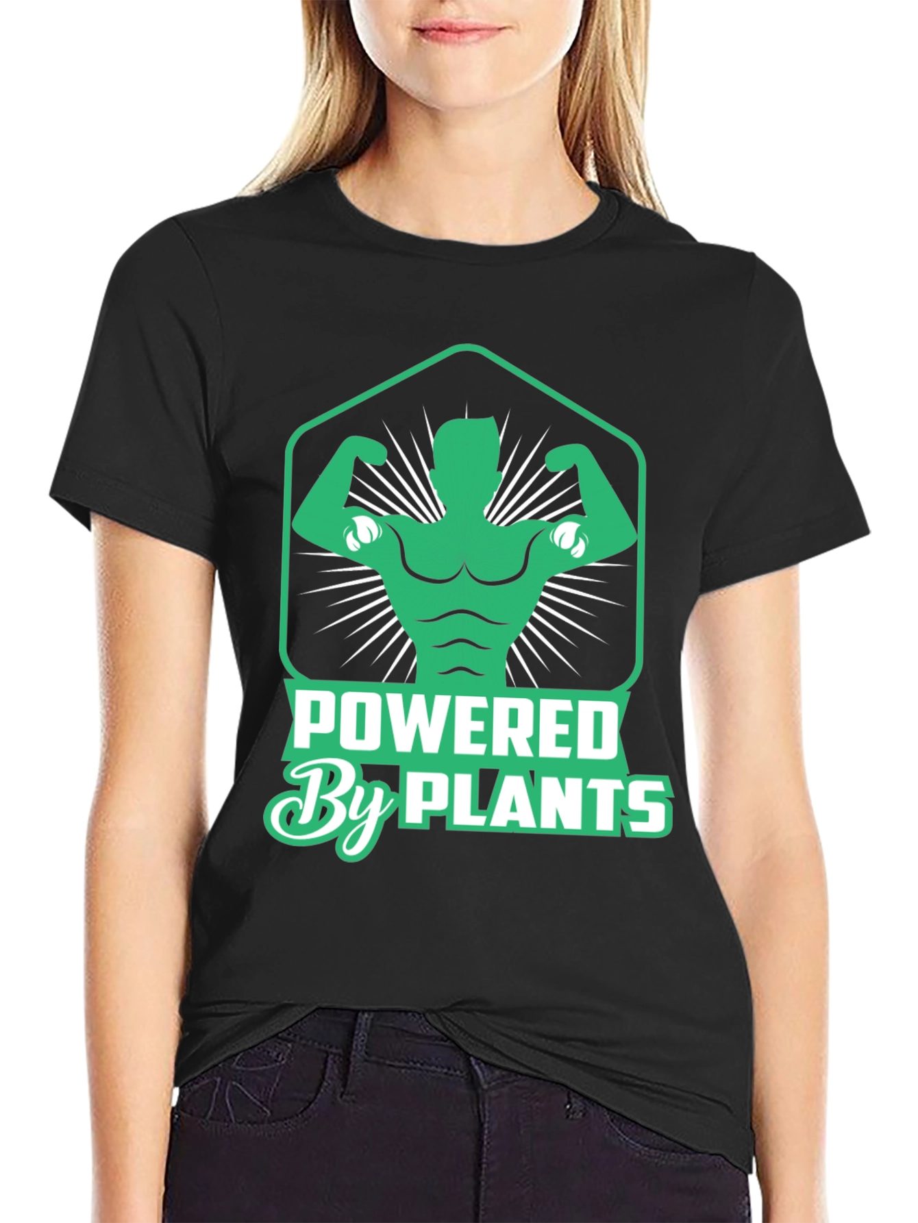 Powered By Plants Graphic T-Shirt
