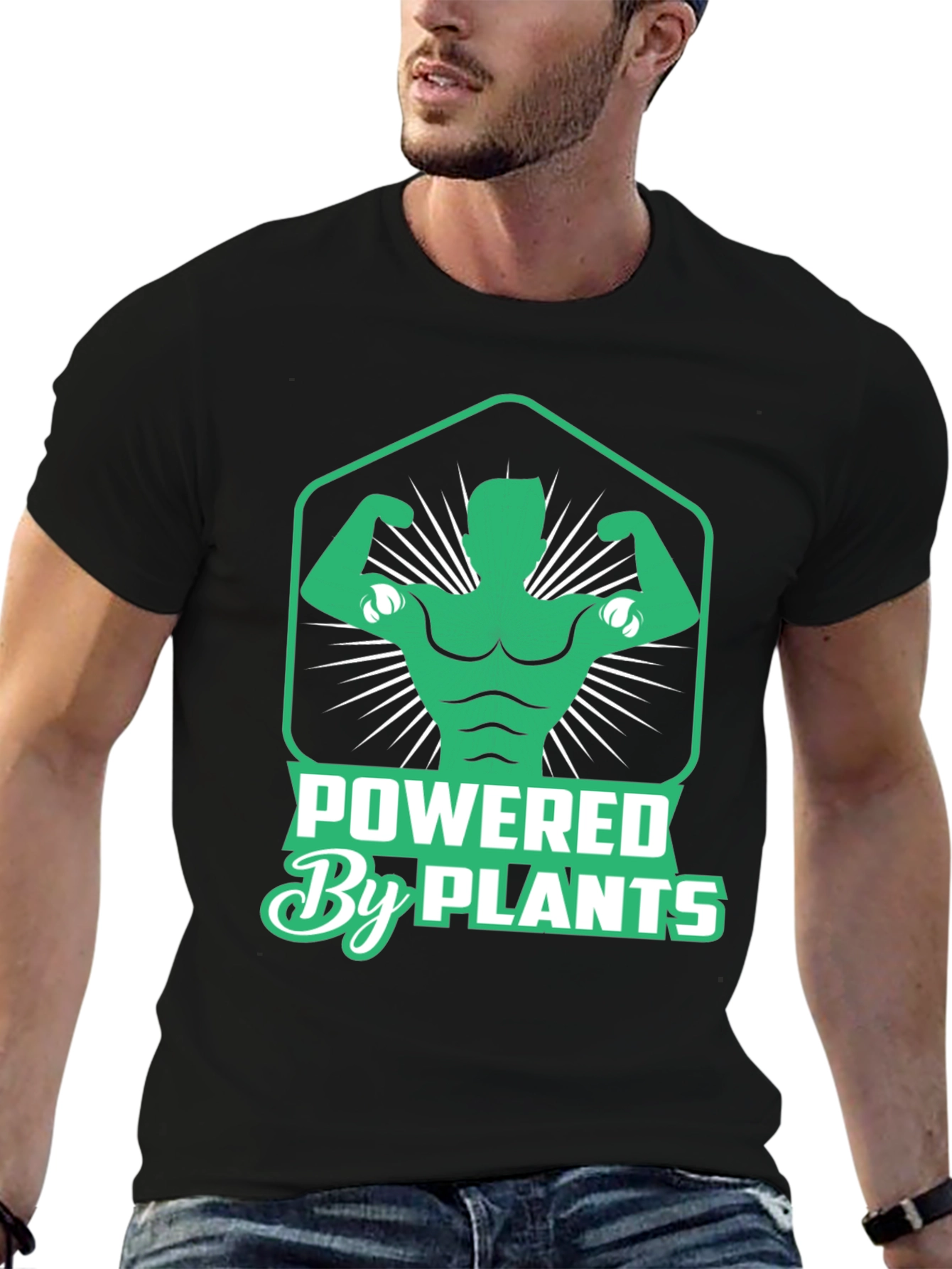 Powered By Plants Graphic T-Shirt