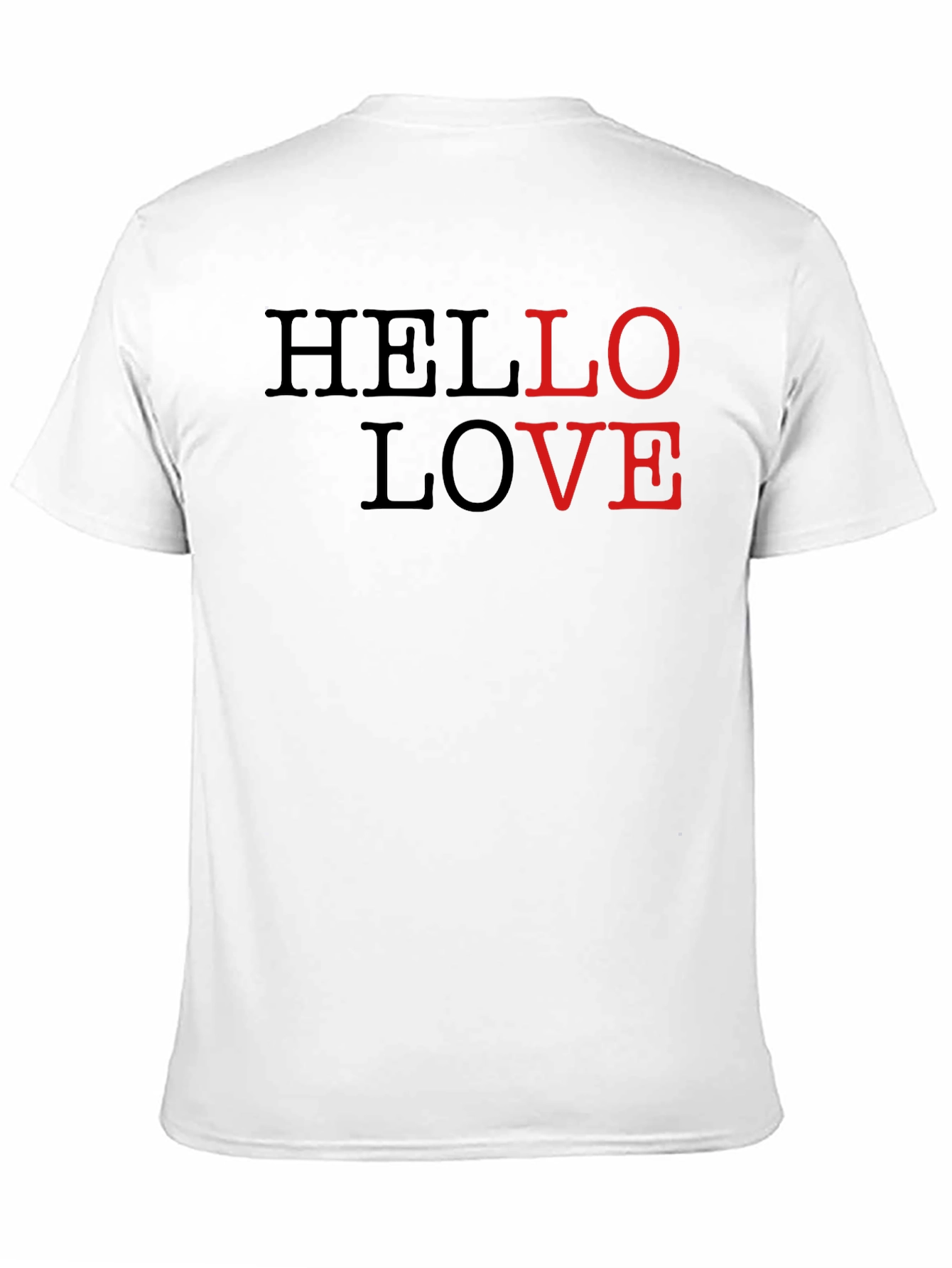 Hello Love Graphic Tee - Stylish Casual Wear