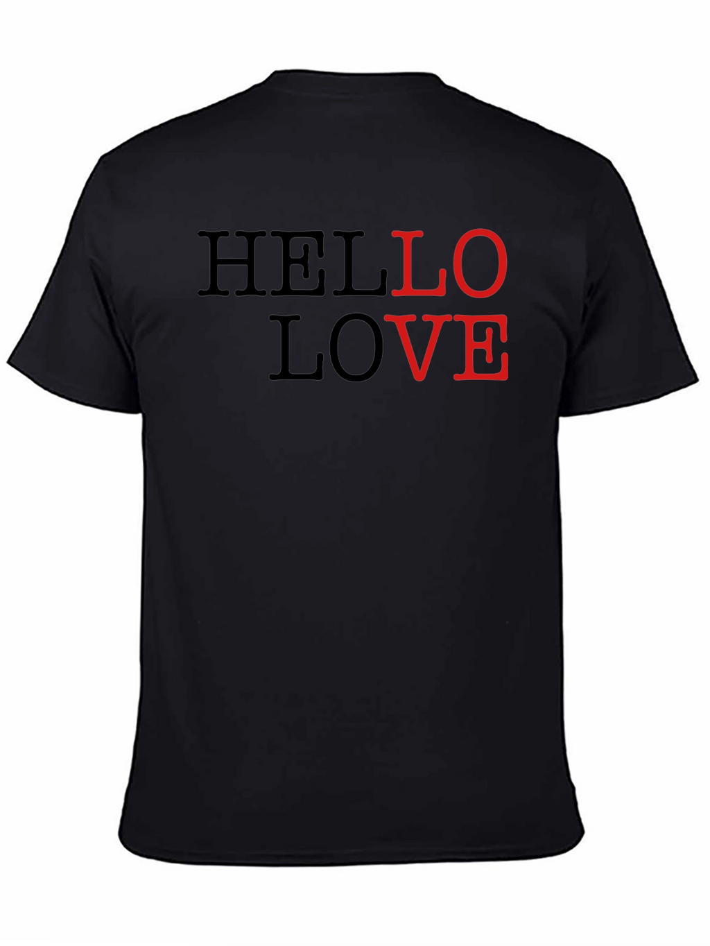 Hello Love Graphic Tee - Stylish Casual Wear