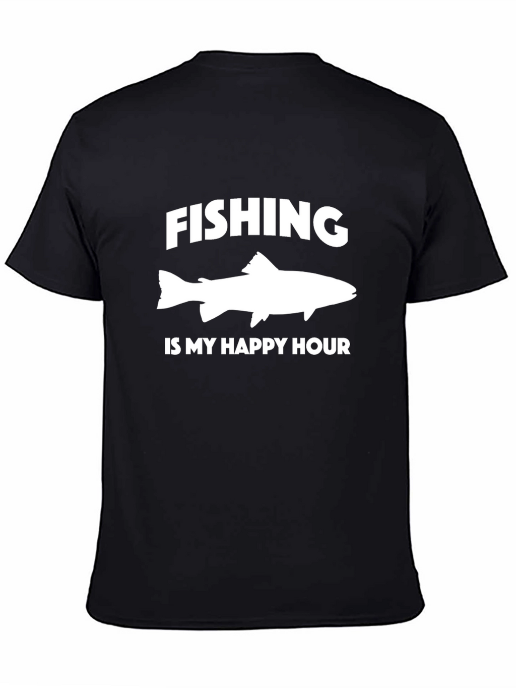 Fishing is My Happy Hour Graphic Tee
