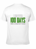 I Survived 100 Days Elementary Teacher T-Shirt