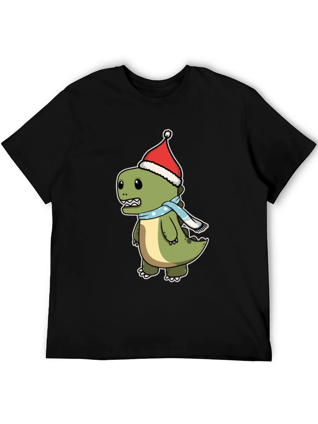 Festive Dino T-Shirt - Holiday Style