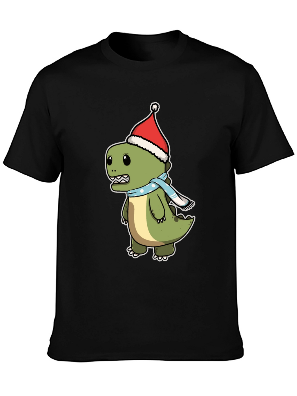 Festive Dino T-Shirt - Holiday Style