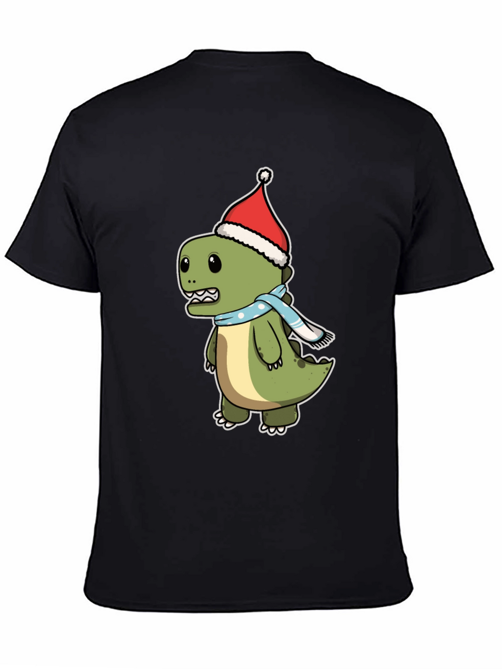 Festive Dino T-Shirt - Holiday Style