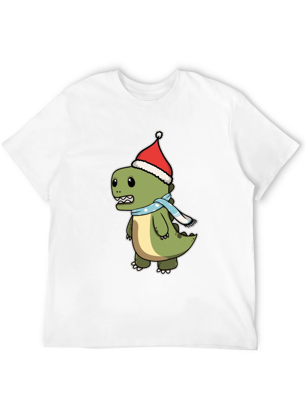 Festive Dino T-Shirt - Holiday Style