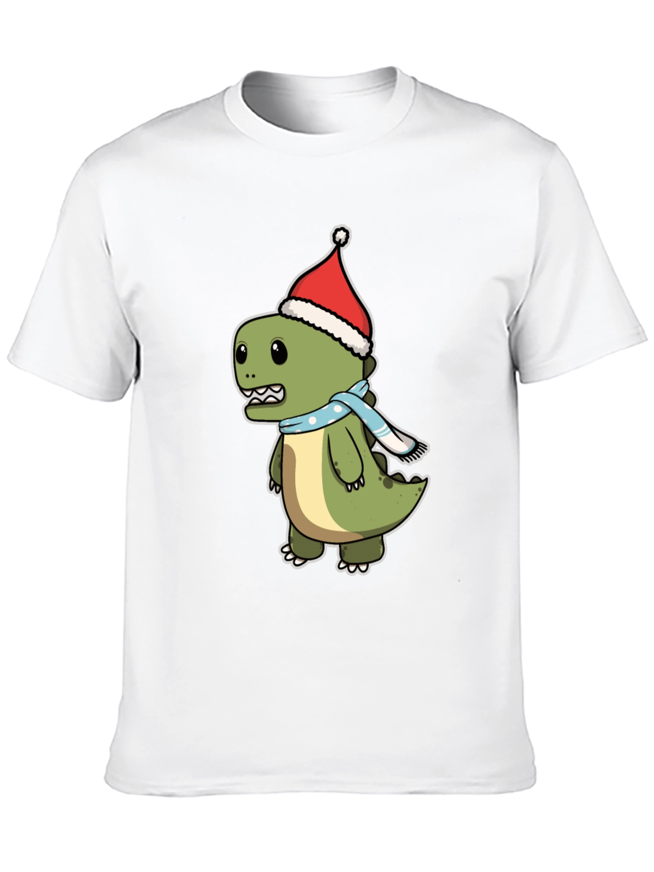 Festive Dino T-Shirt - Holiday Style