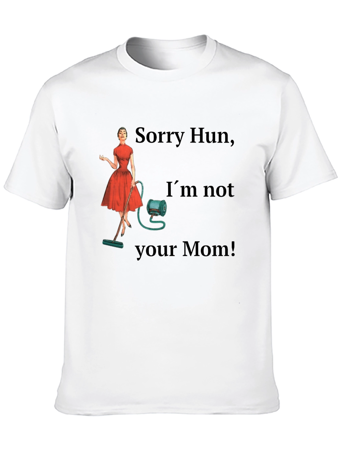 Funny Retro Housewife Graphic T-Shirt