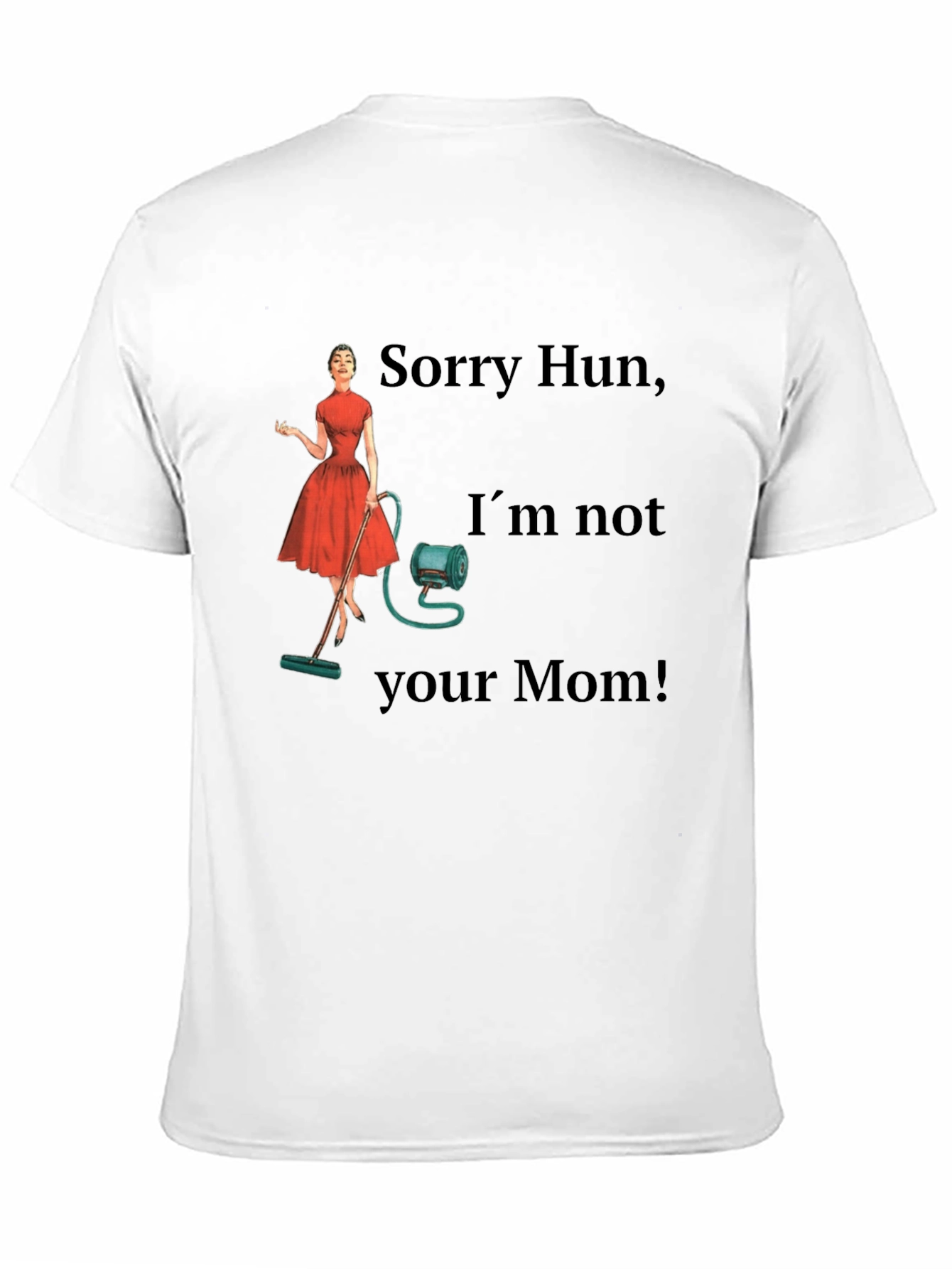 Funny Retro Housewife Graphic T-Shirt