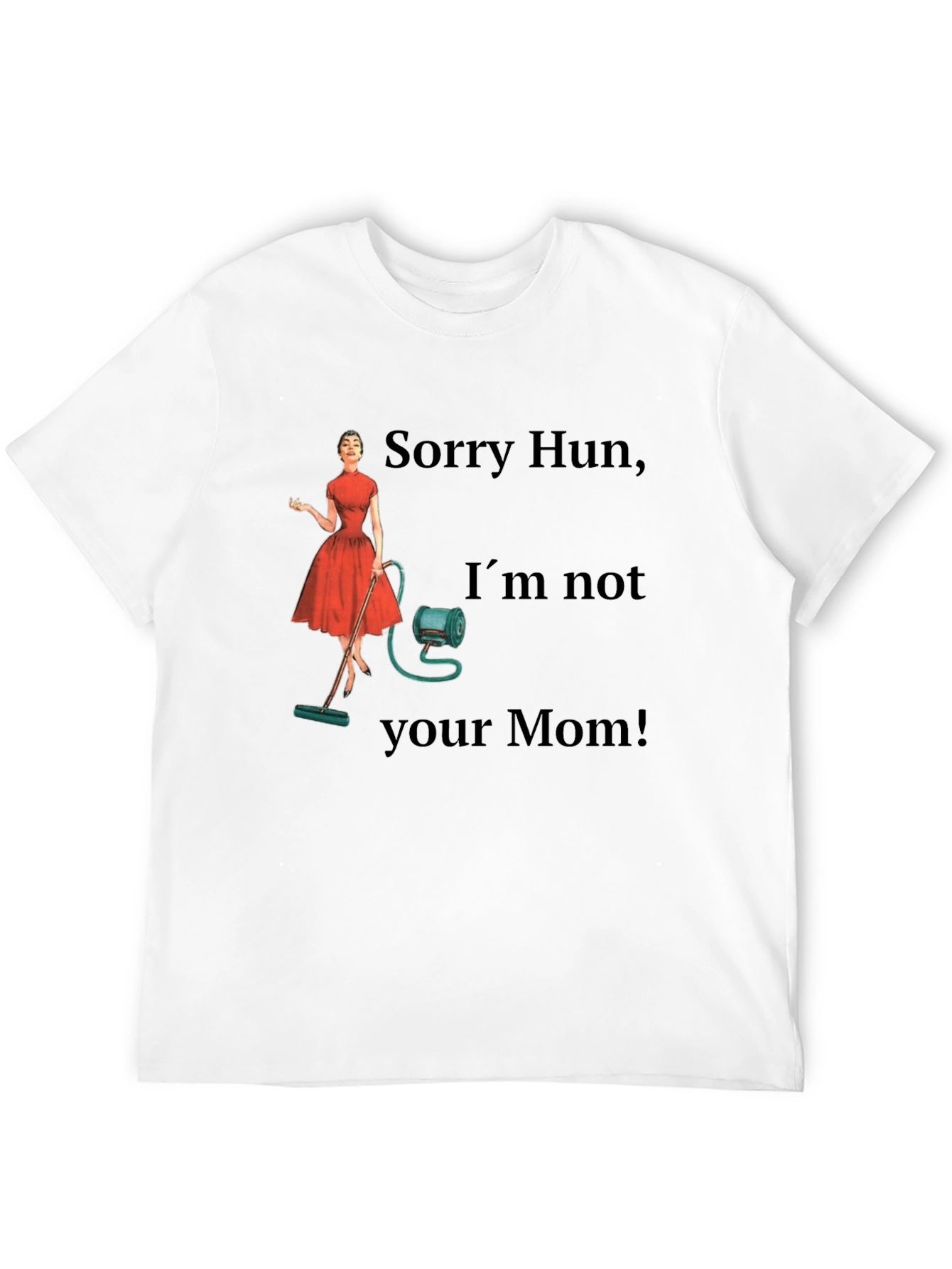 Funny Retro Housewife Graphic T-Shirt