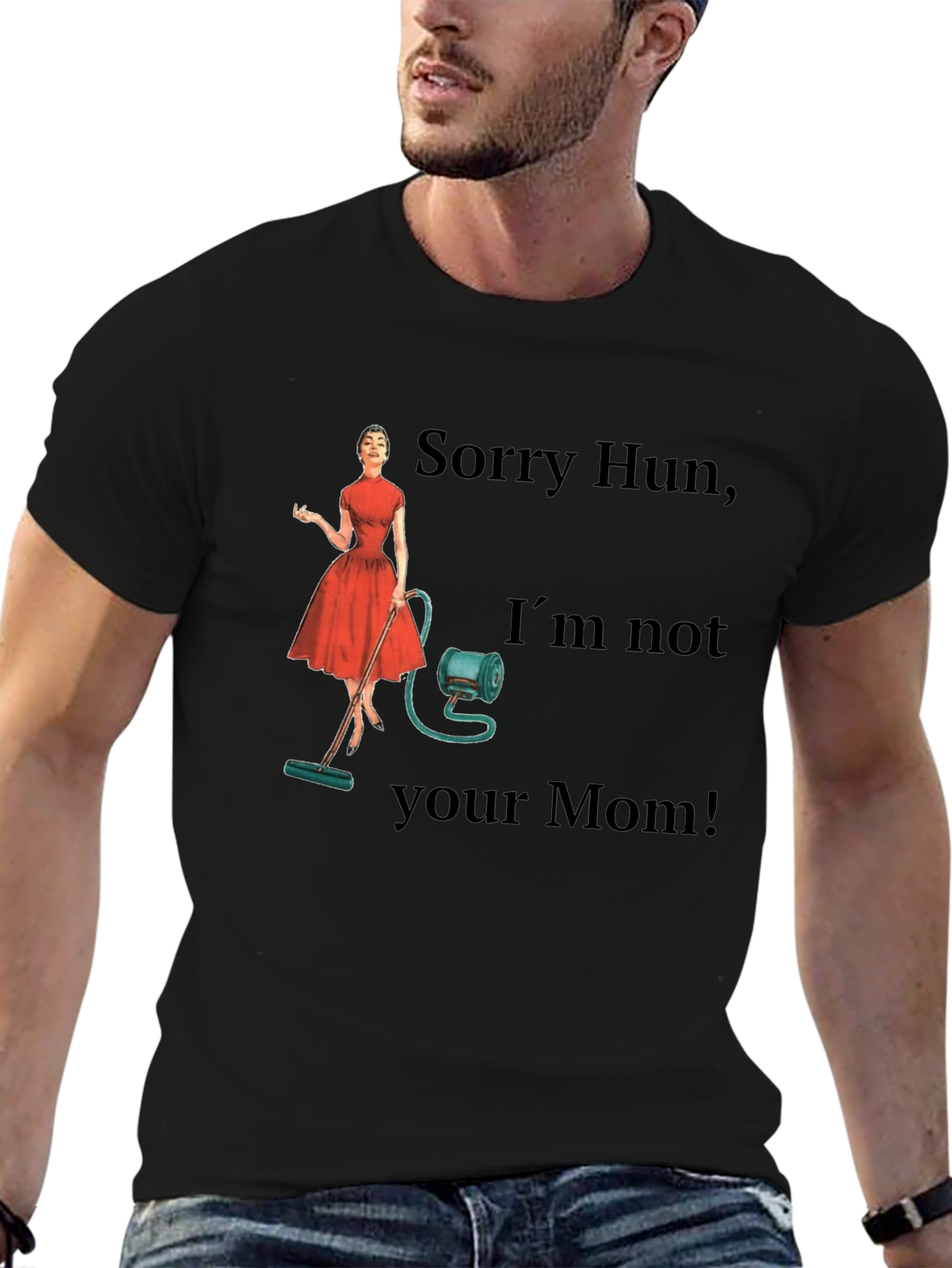 Funny Retro Housewife Graphic T-Shirt