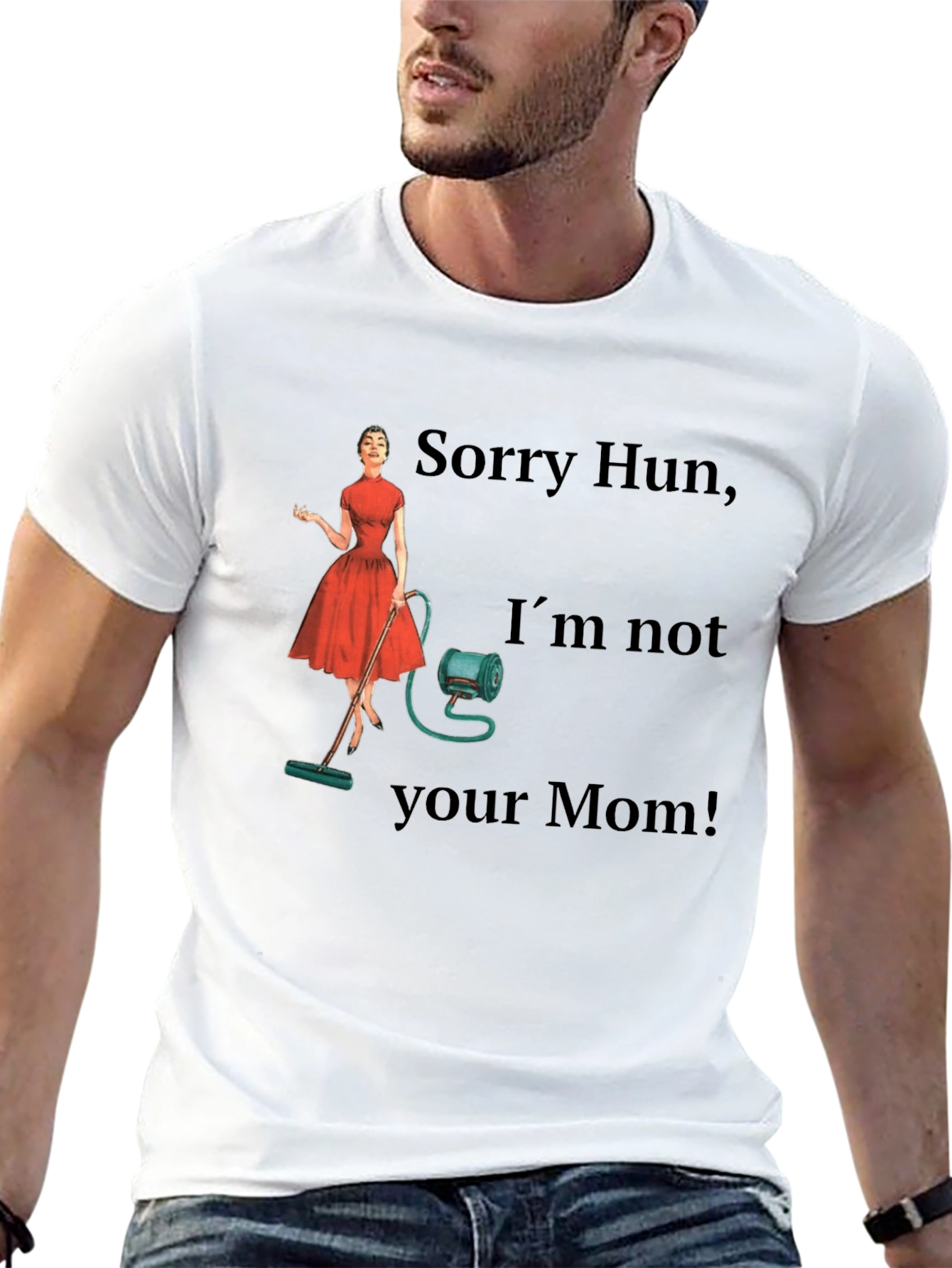 Funny Retro Housewife Graphic T-Shirt