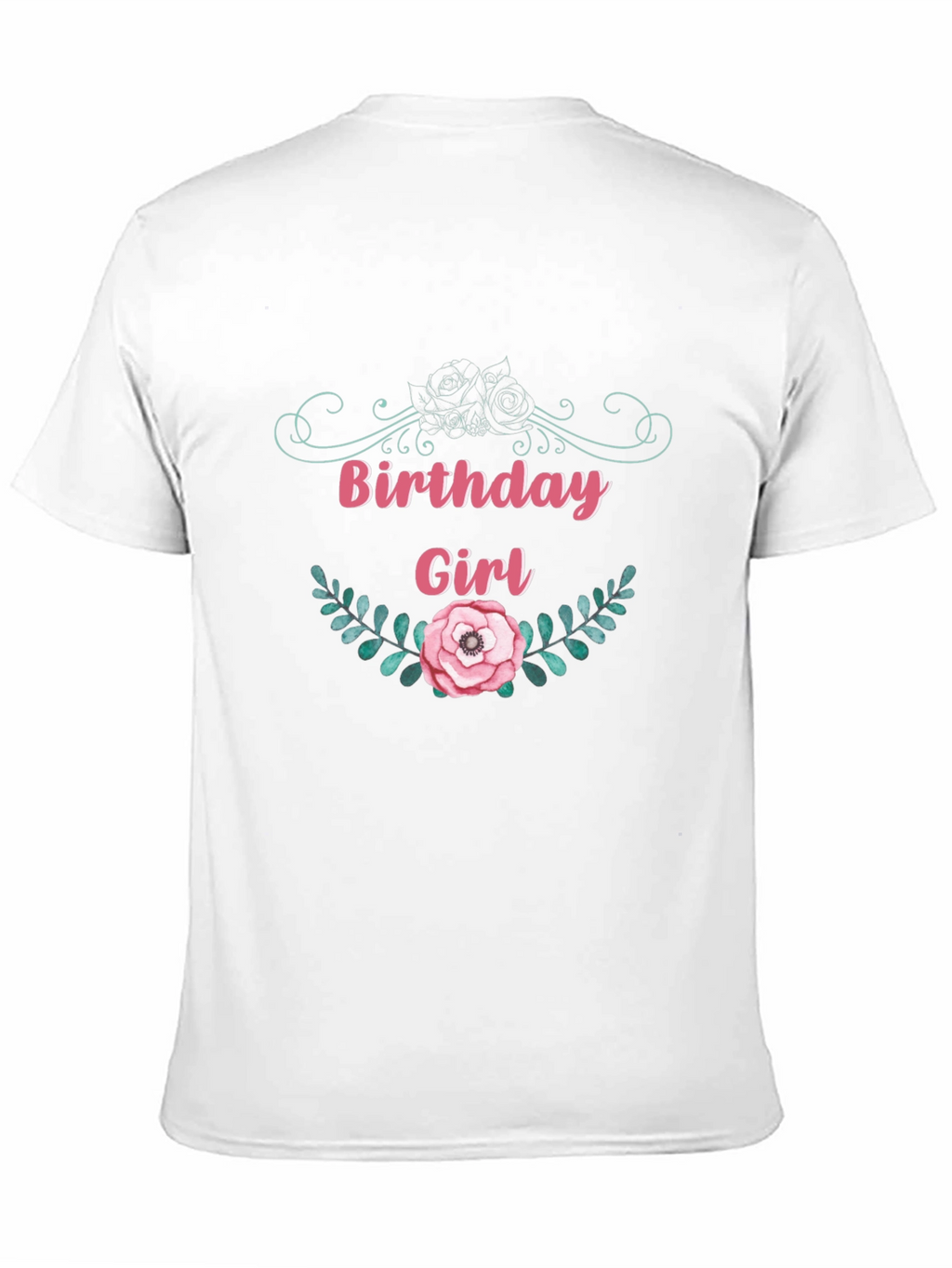 Birthday Girl Floral Graphic T-Shirt