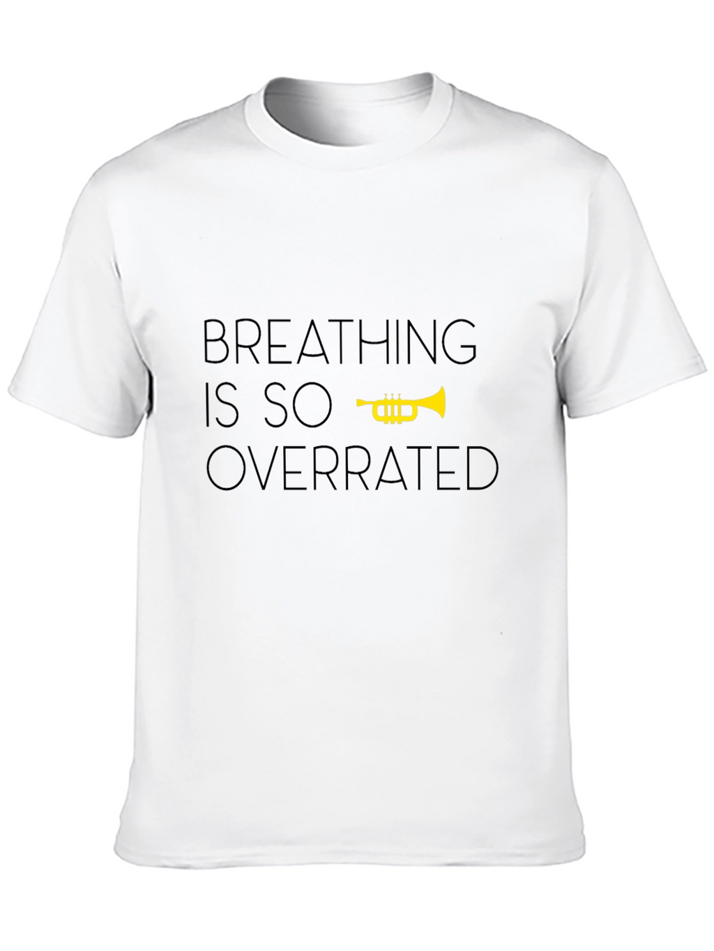Breathing is Overrated Black T-Shirt
