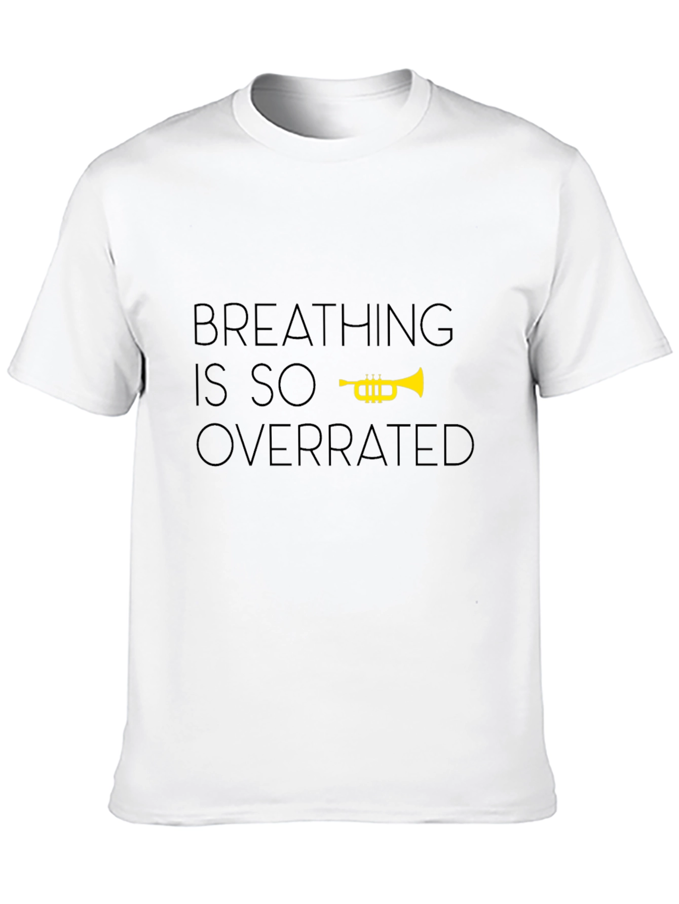 Breathing is Overrated Black T-Shirt