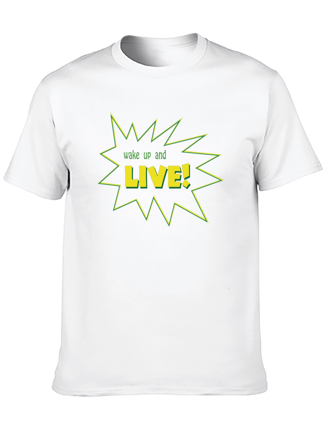 Wake Up and Live Graphic T-Shirt