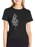 Distressed Anatomical Heart Graphic Tee - Mens Black