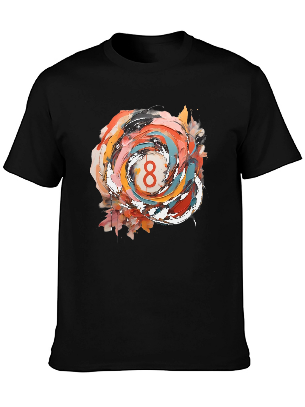 Abstract Number 8 Graphic Tee