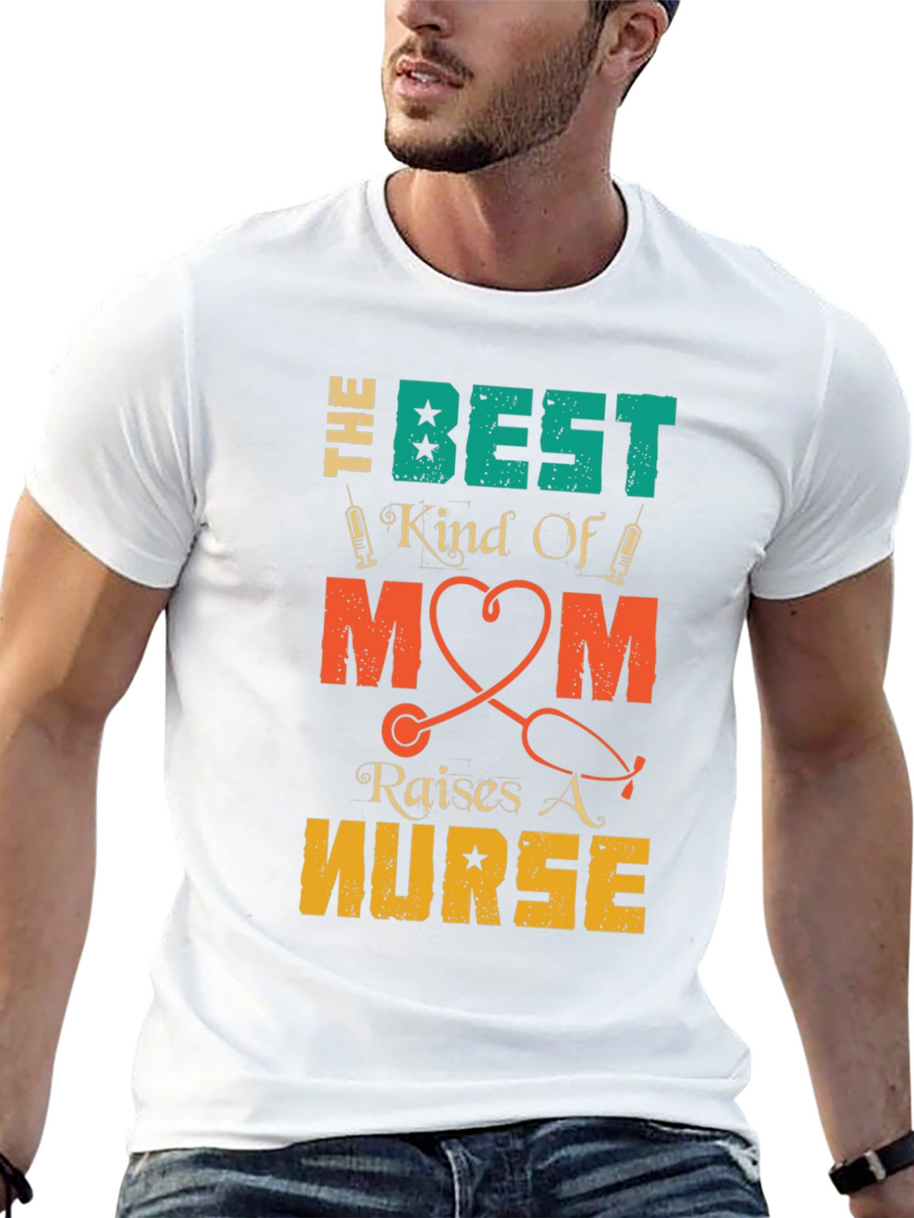 Best Kind of Mom Raises a Nurse T-Shirt