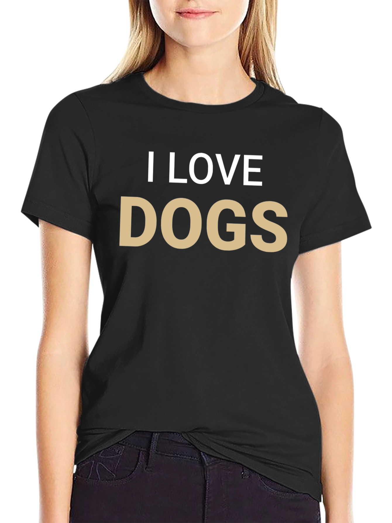 I Love Dogs T-Shirt - Classic Tee for Dog Lovers