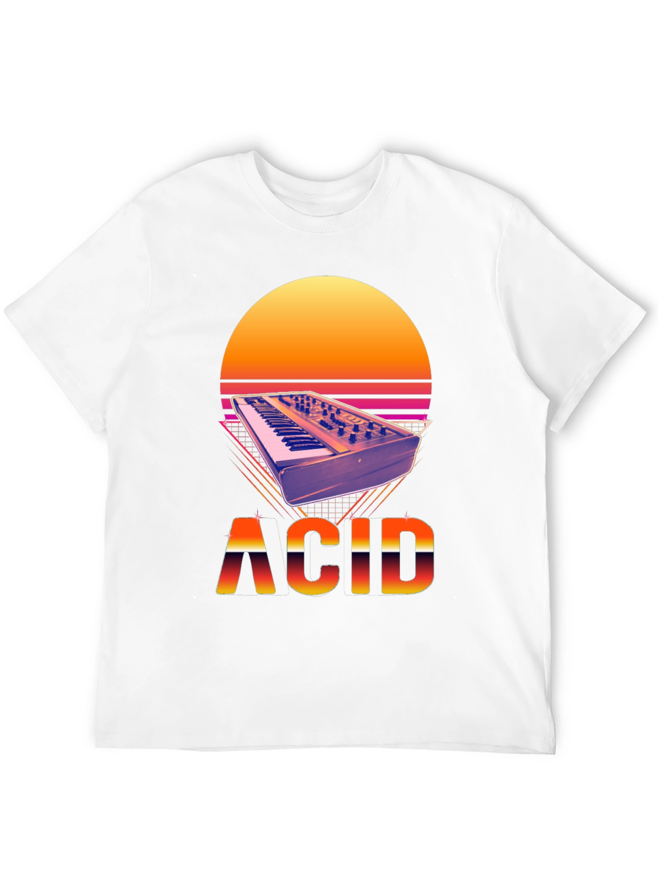 Synthwave Acid T-Shirt - Retro Style