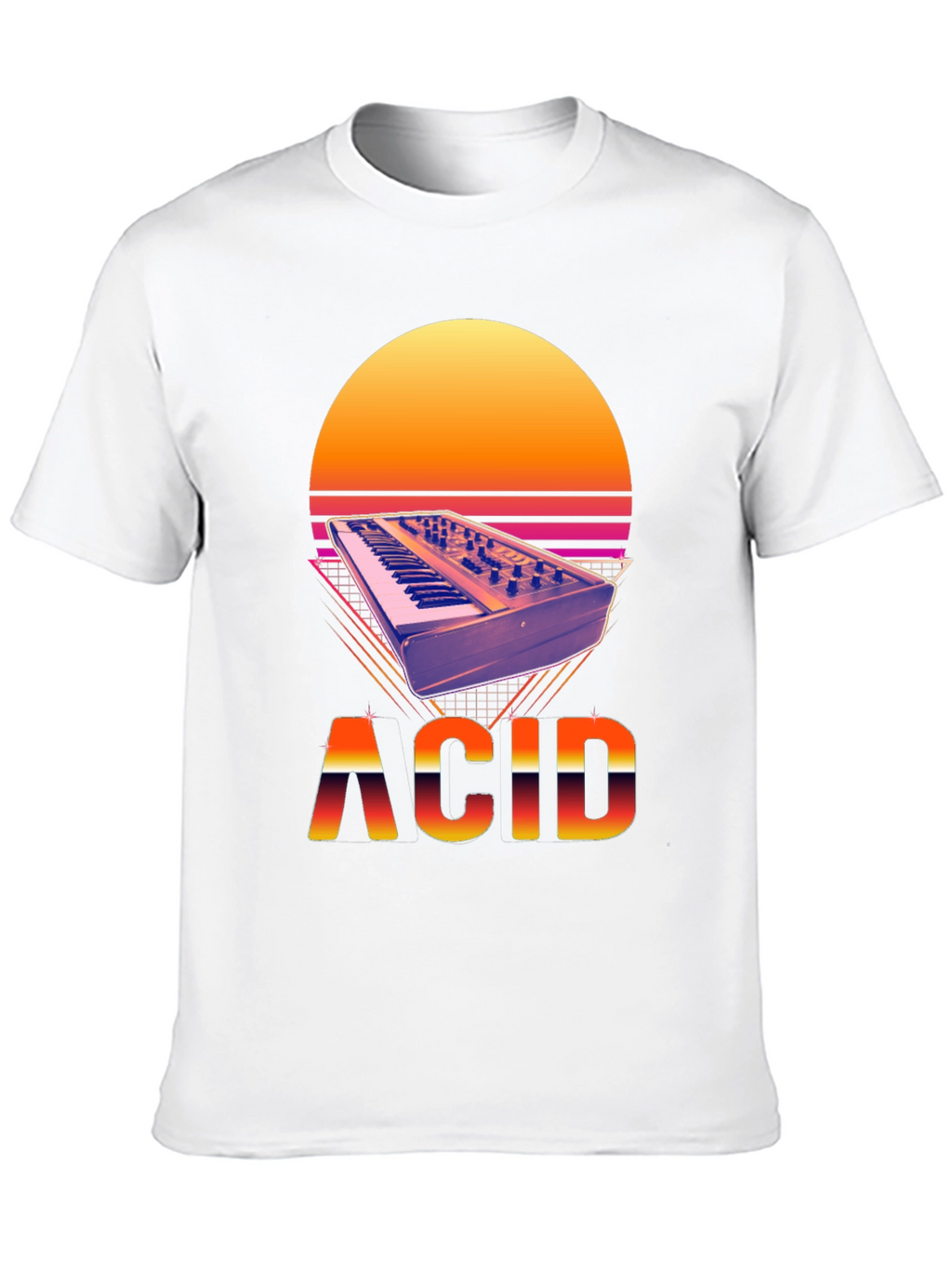 Synthwave Acid T-Shirt - Retro Style