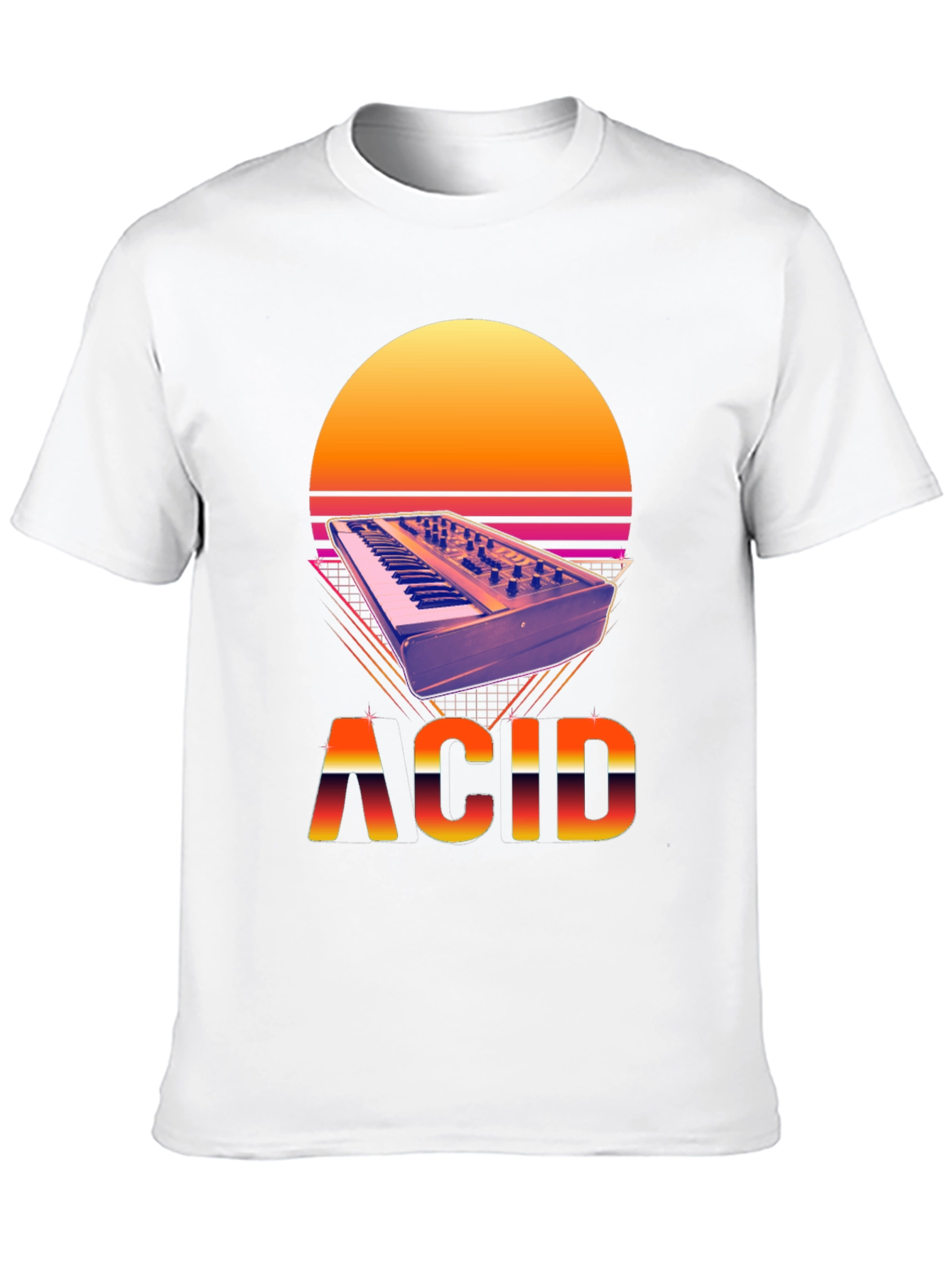 Synthwave Acid T-Shirt - Retro Style