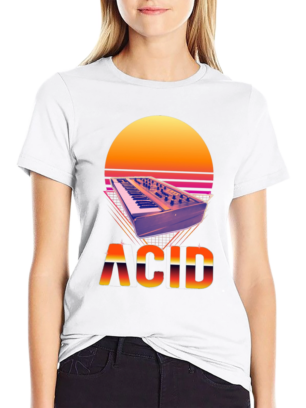 Synthwave Acid T-Shirt - Retro Style