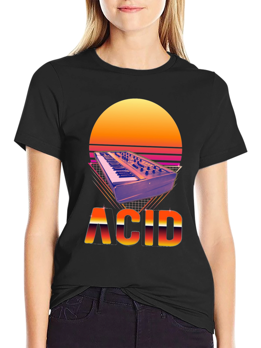 Synthwave Acid T-Shirt - Retro Style