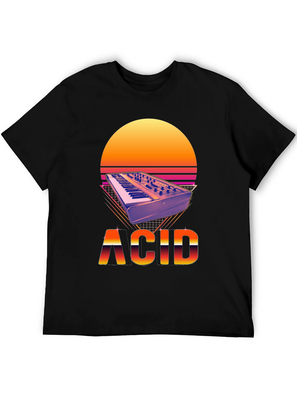 Synthwave Acid T-Shirt - Retro Style