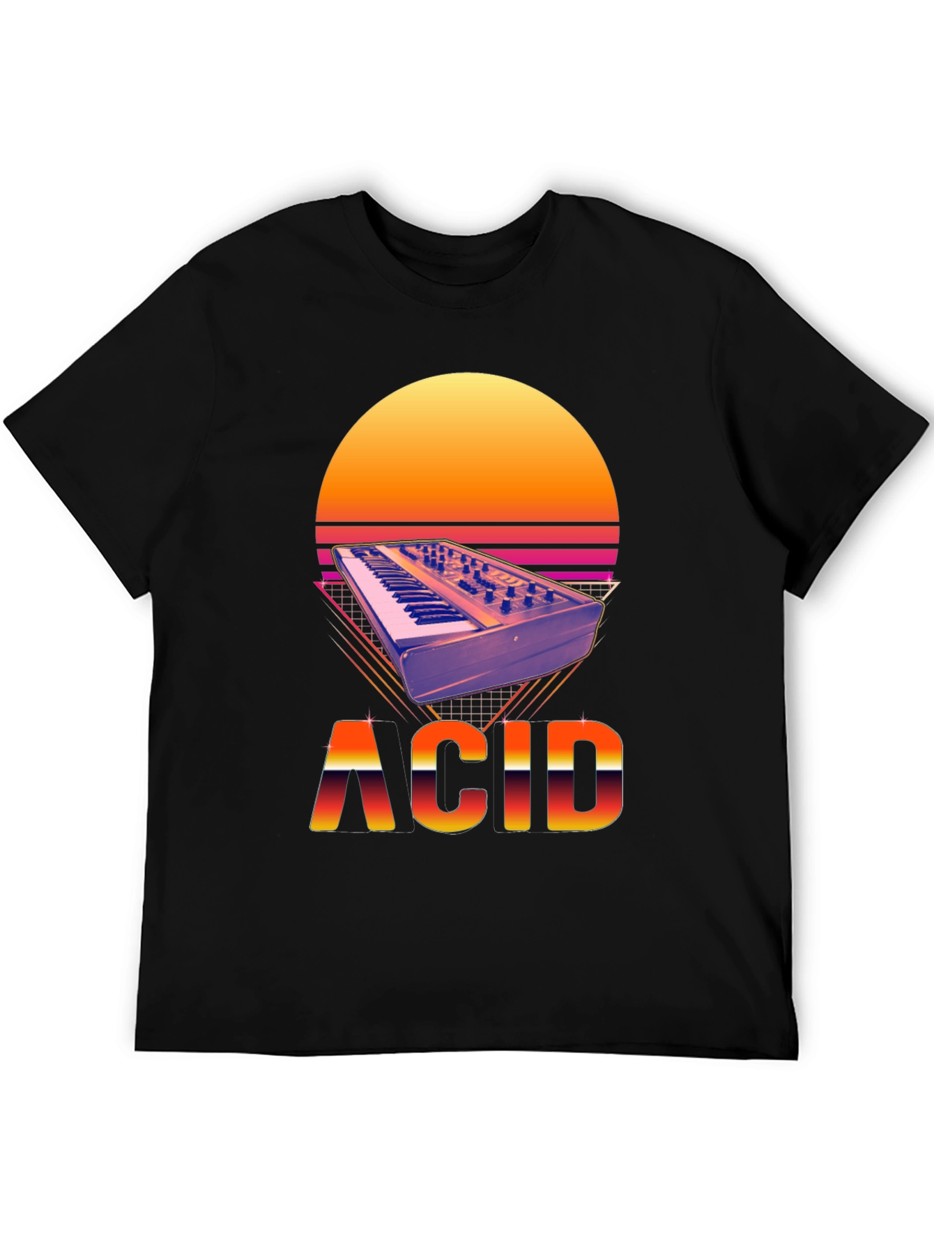 Synthwave Acid T-Shirt - Retro Style