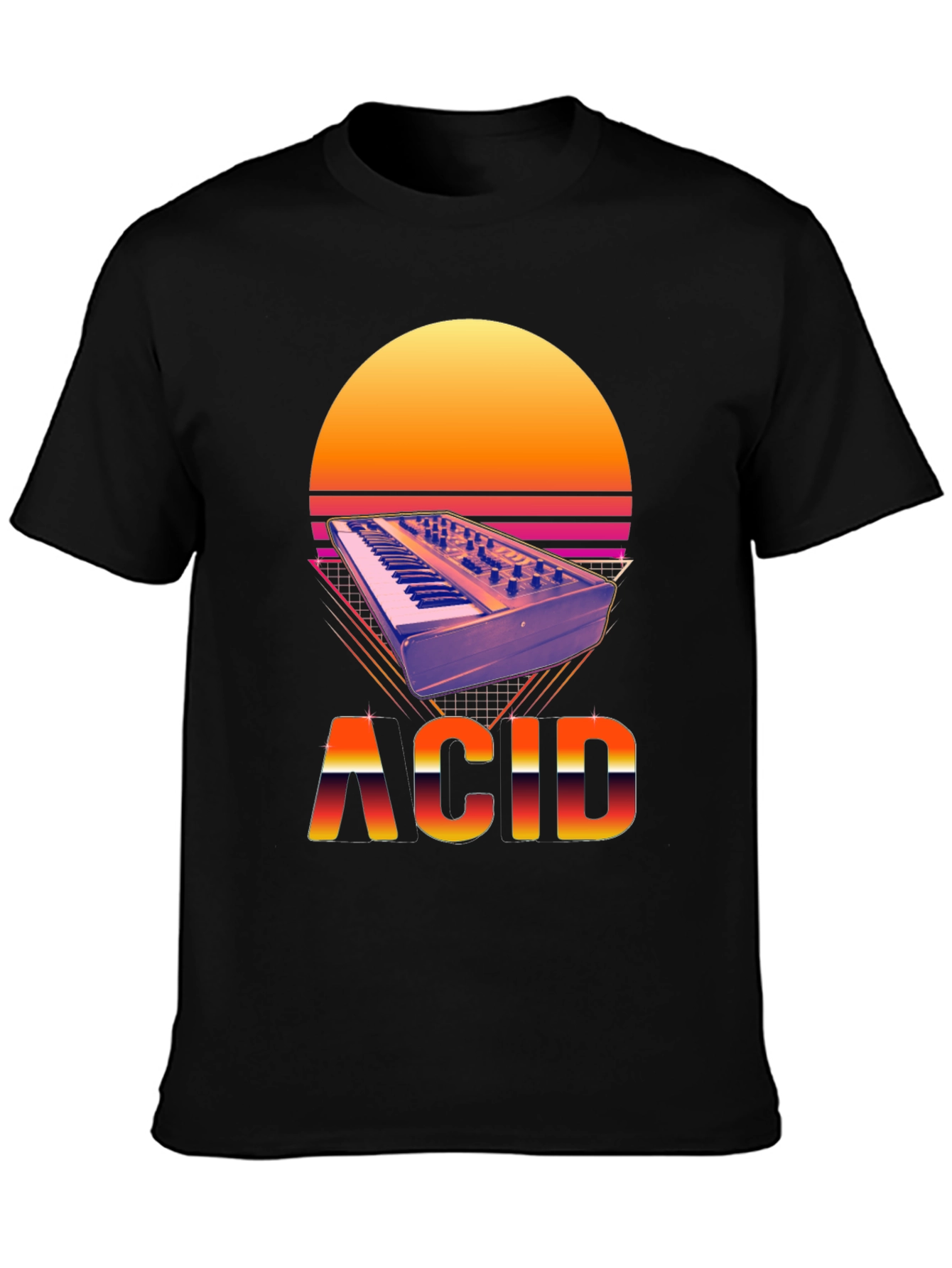 Synthwave Acid T-Shirt - Retro Style