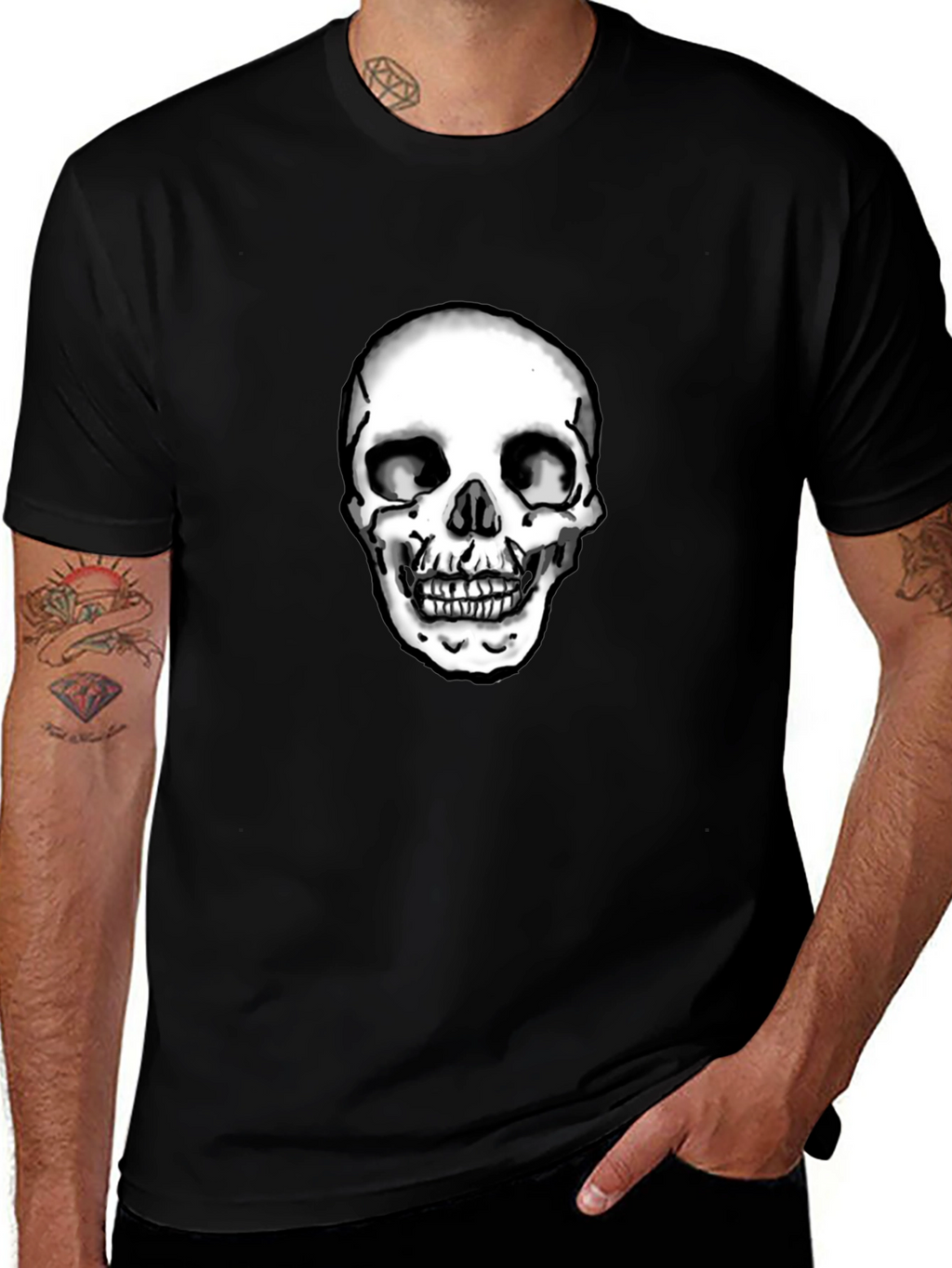 Skull Graphic Tee - Mens Short Sleeve Shirt
