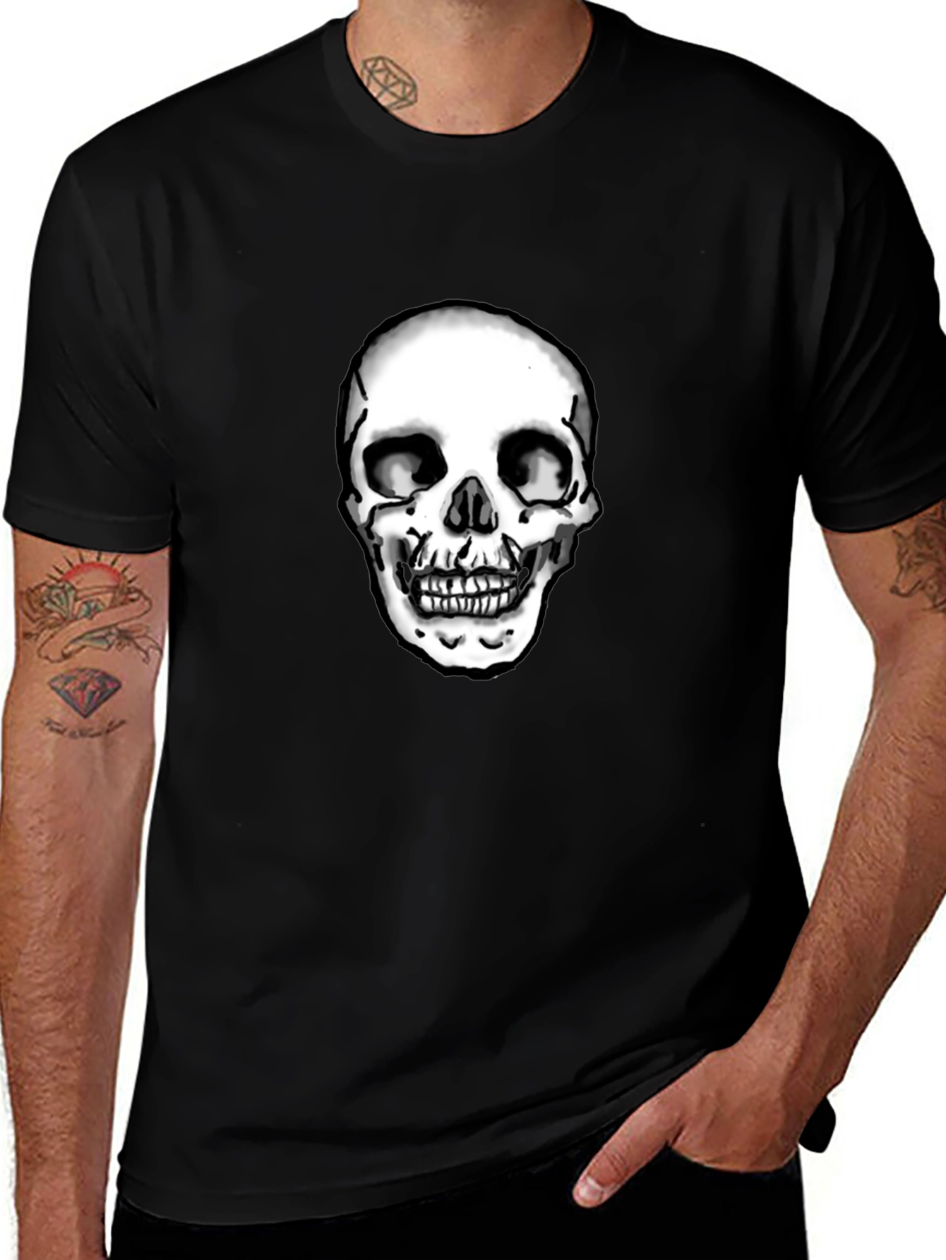 Skull Graphic Tee - Mens Short Sleeve Shirt