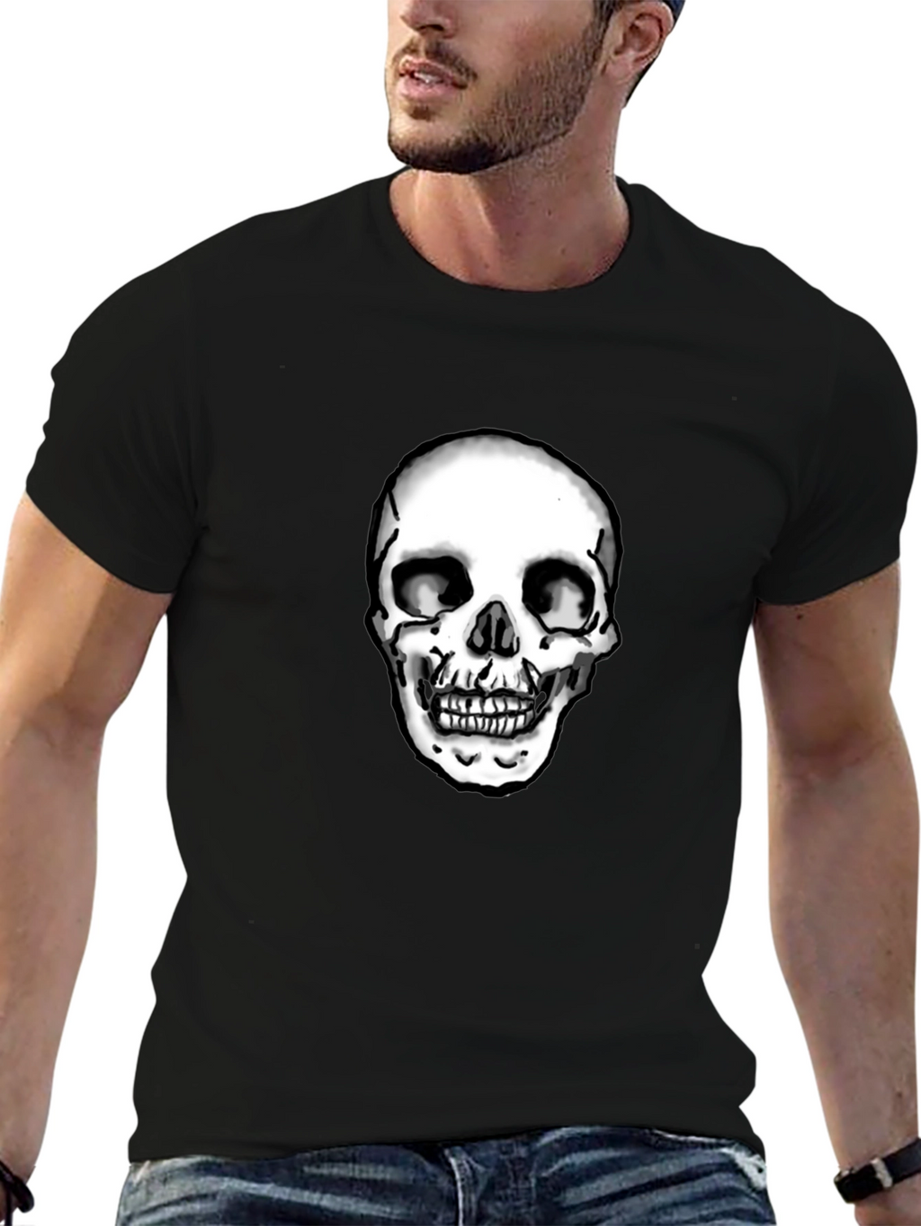 Skull Graphic Tee - Mens Short Sleeve Shirt