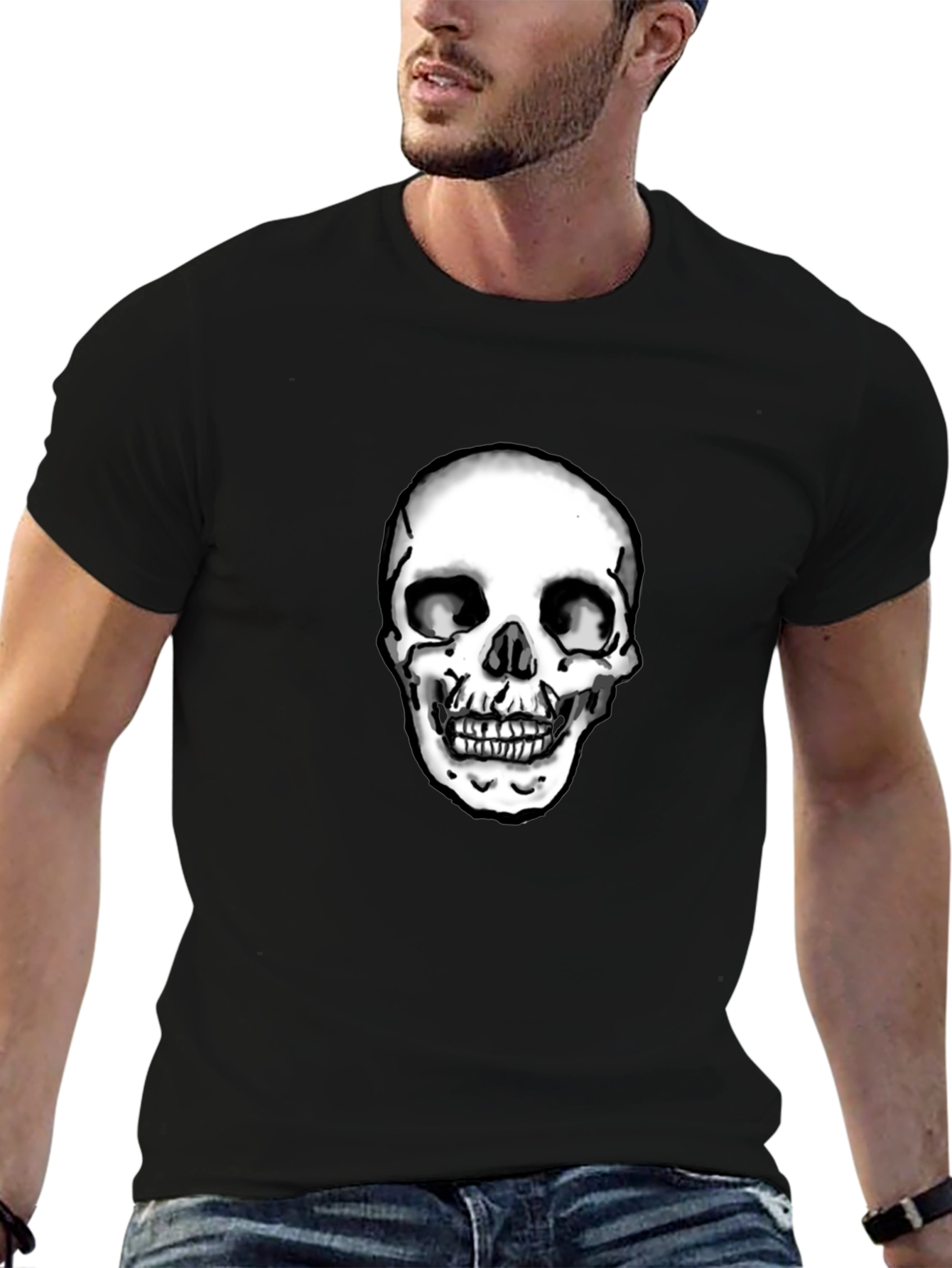 Skull Graphic Tee - Mens Short Sleeve Shirt