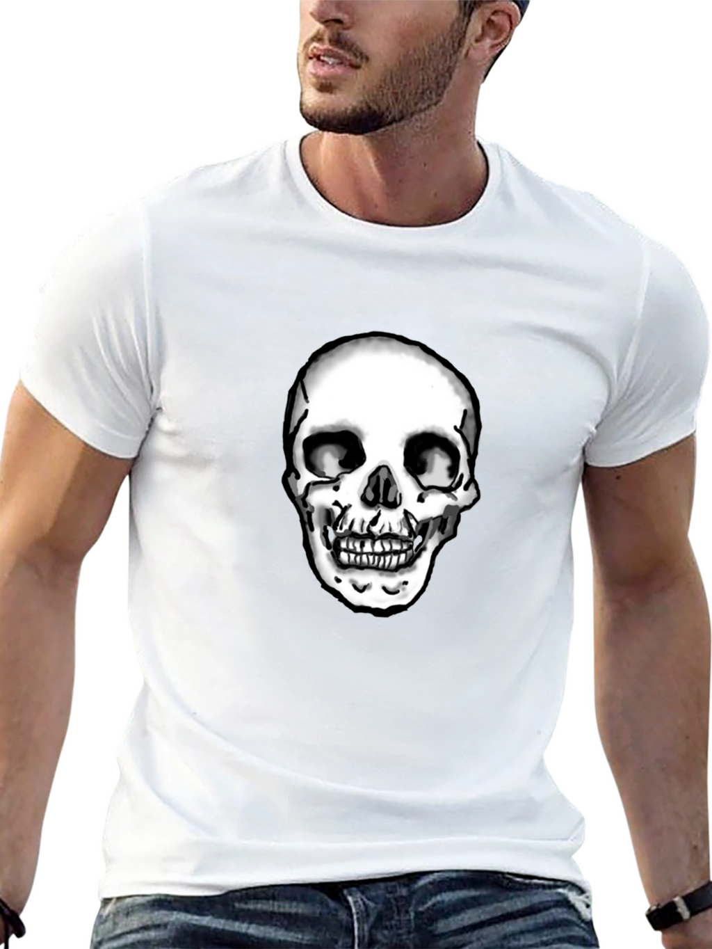 Skull Graphic Tee - Mens Short Sleeve Shirt