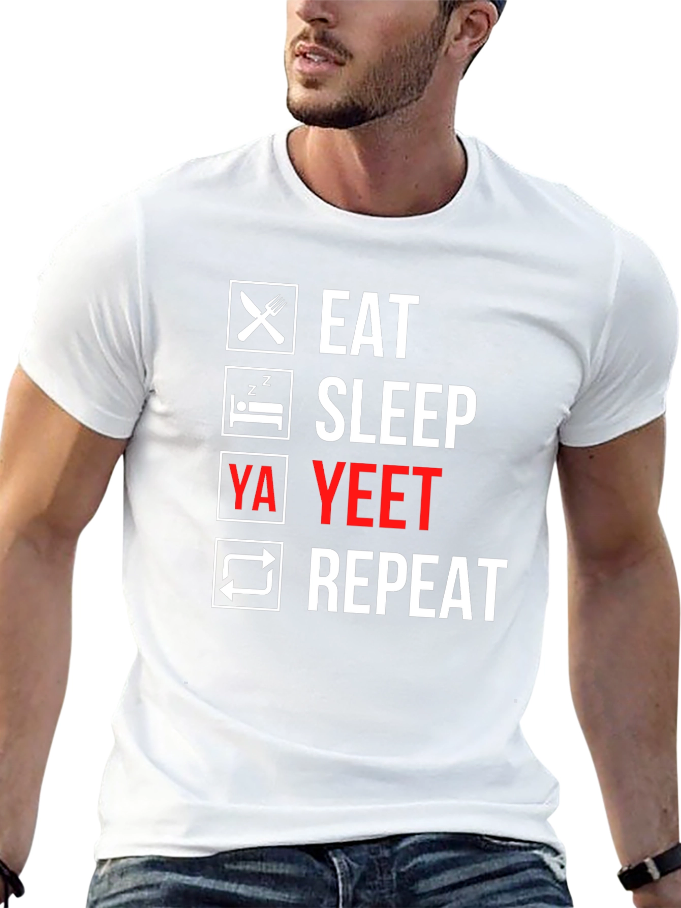 Eat Sleep Ya Yeet Repeat T-Shirt
