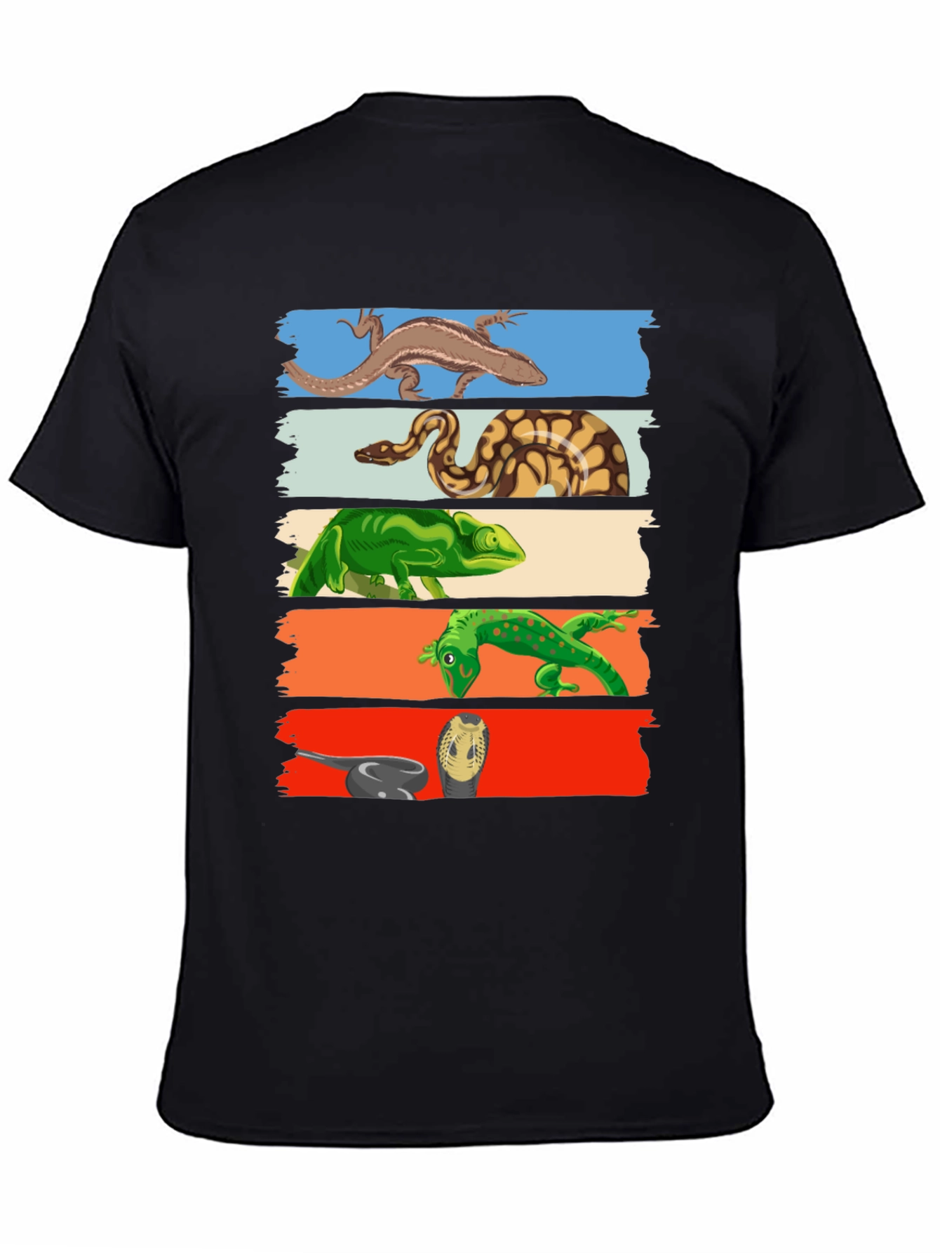 Reptile Lover T-Shirt: Lizards Snakes Graphic Tee