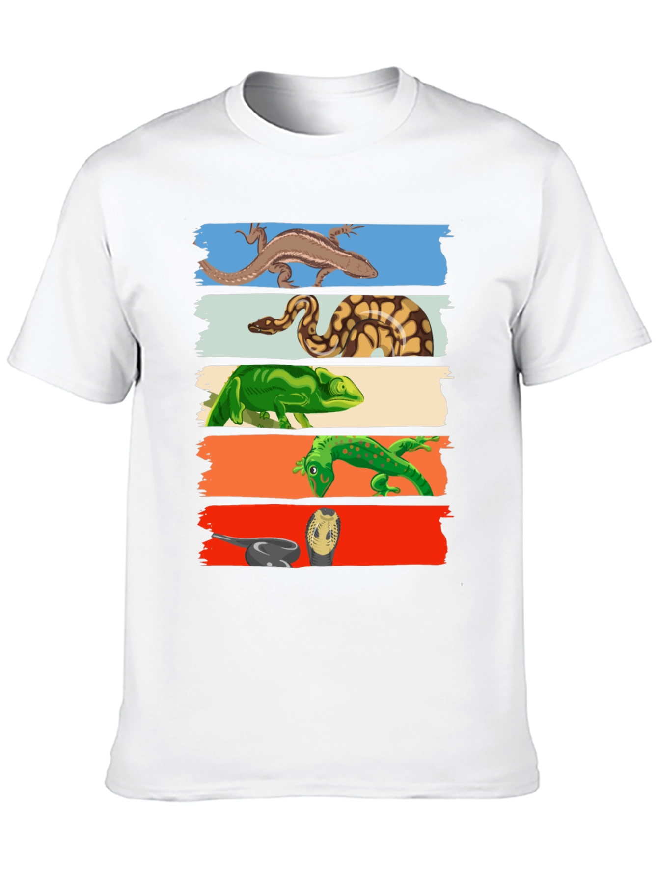 Reptile Lover T-Shirt: Lizards Snakes Graphic Tee