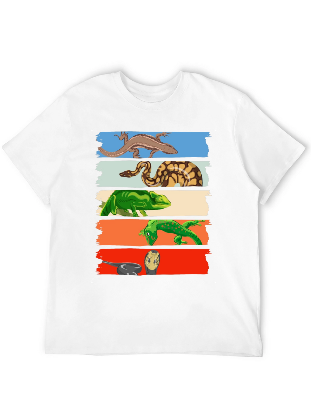 Reptile Lover T-Shirt: Lizards Snakes Graphic Tee
