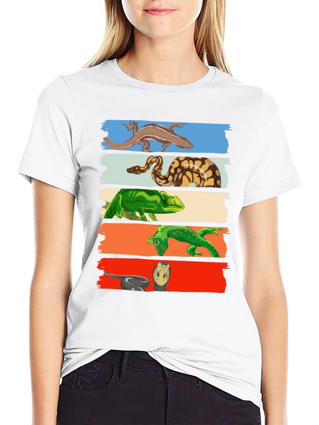 Reptile Lover T-Shirt: Lizards Snakes Graphic Tee