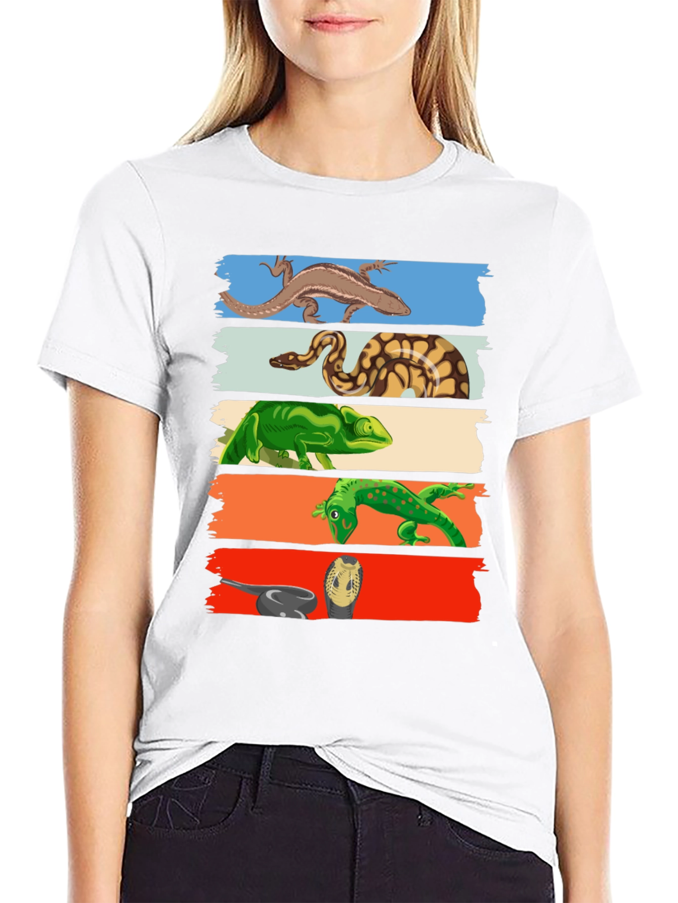 Reptile Lover T-Shirt: Lizards Snakes Graphic Tee