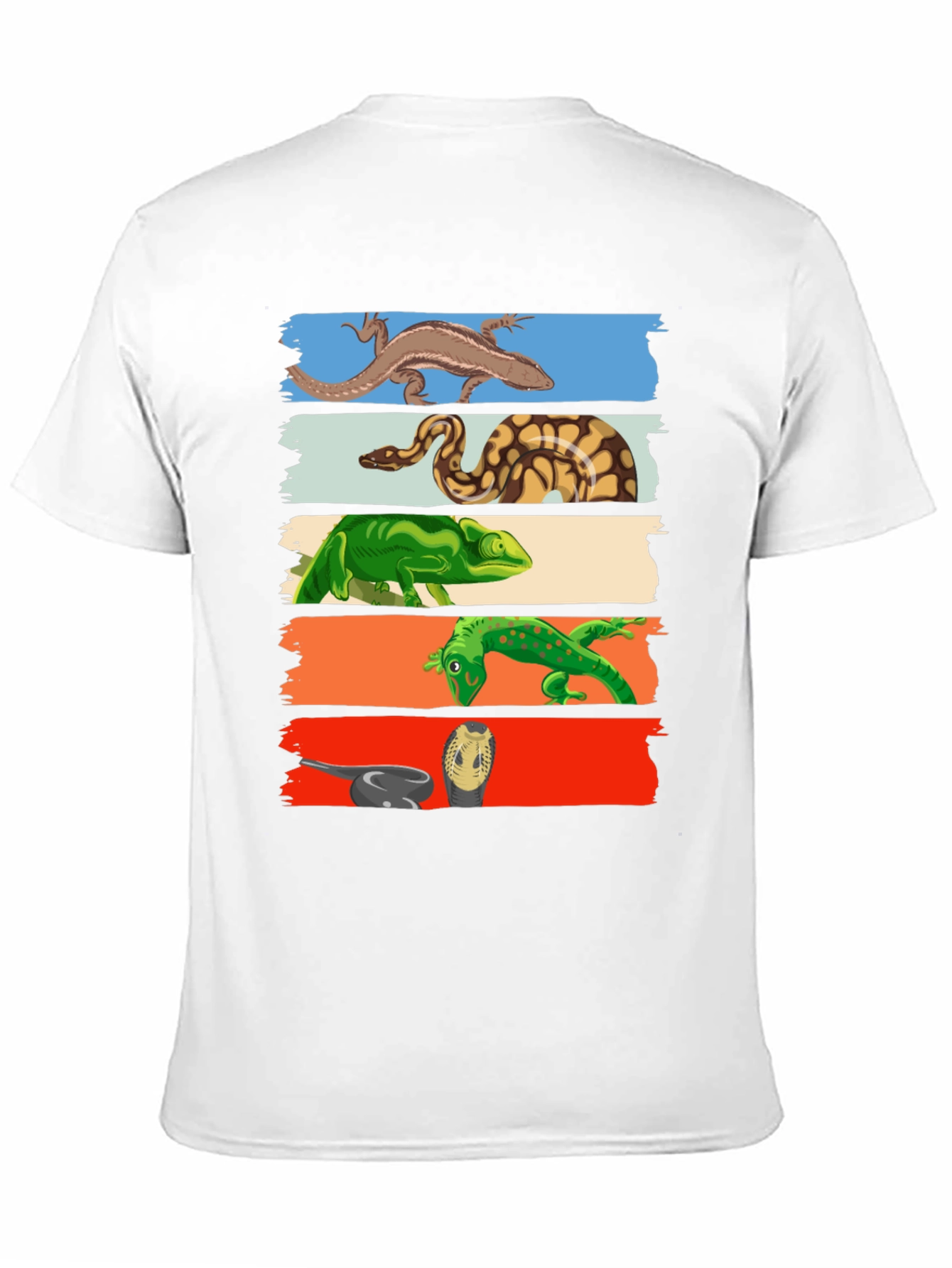 Reptile Lover T-Shirt: Lizards Snakes Graphic Tee