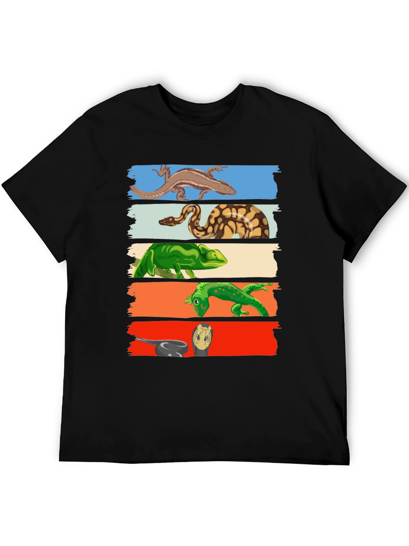 Reptile Lover T-Shirt: Lizards Snakes Graphic Tee