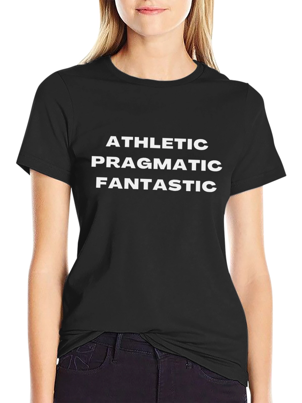 Athletic Pragmatic Fantastic Black T-Shirt
