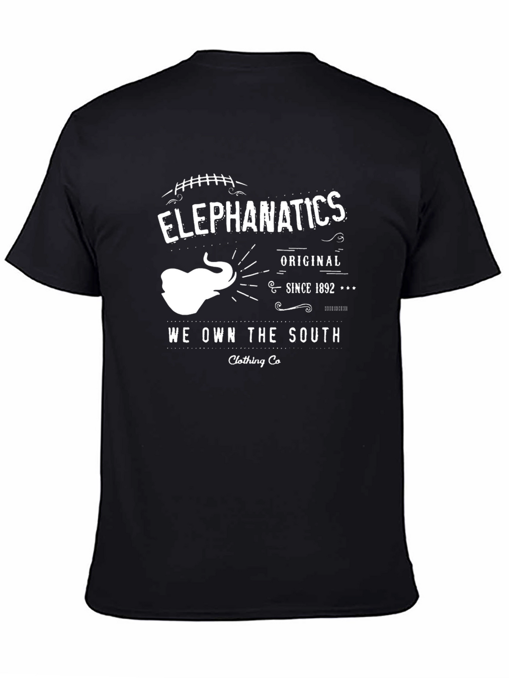 Elephanatics Black Graphic Tee - We Own The South