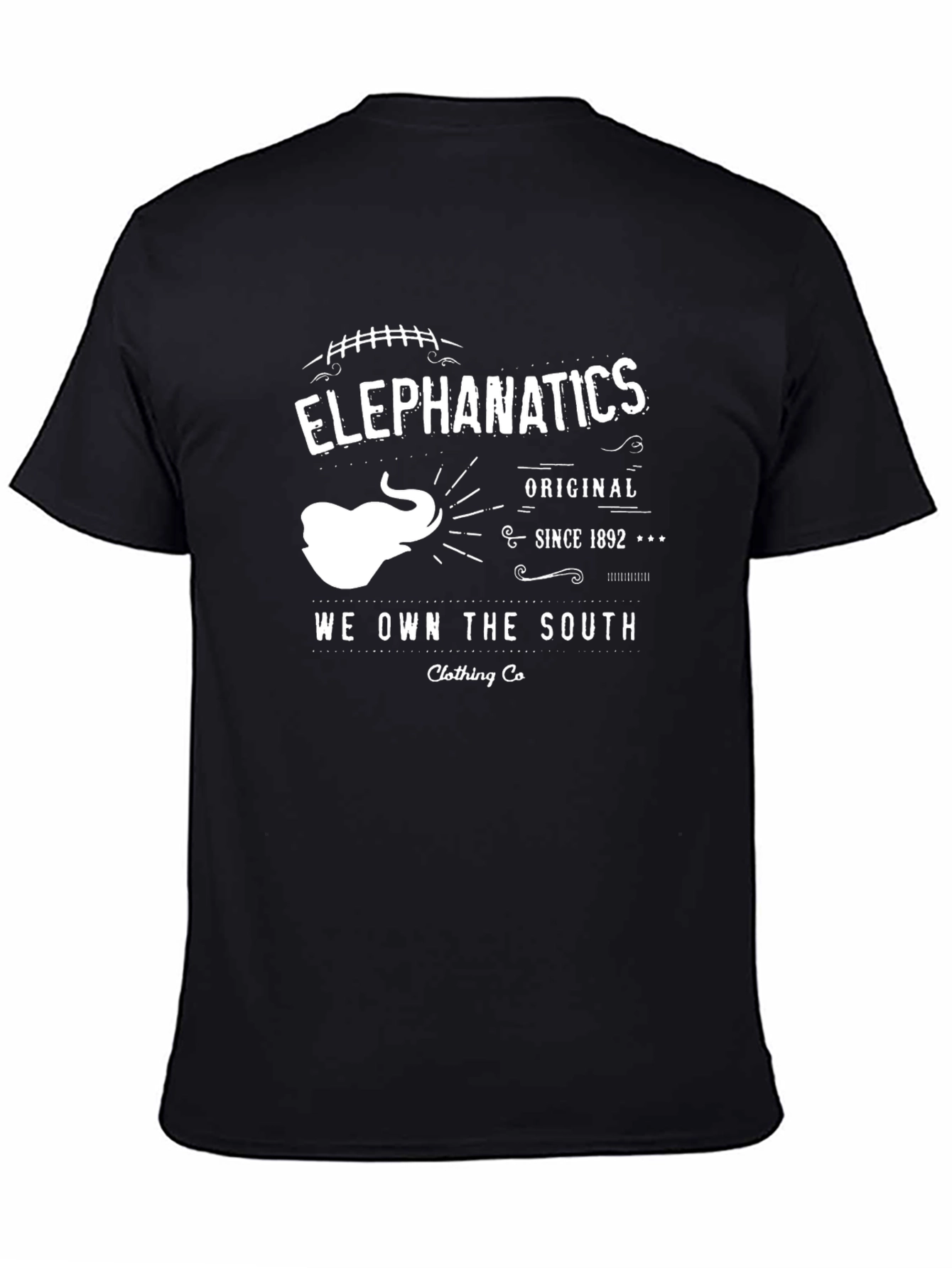 Elephanatics Black Graphic Tee - We Own The South