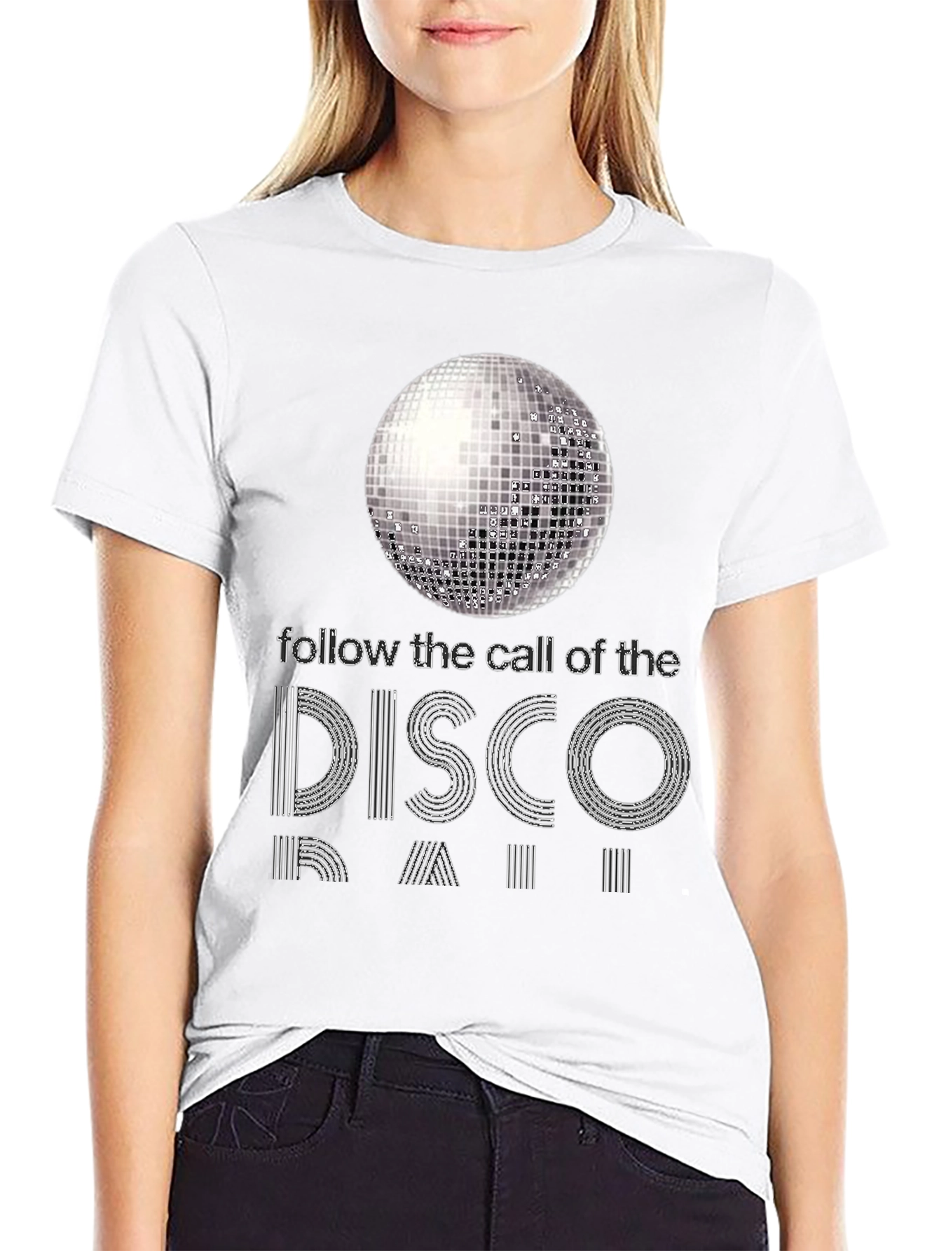 Disco Ball Graphic T-Shirt